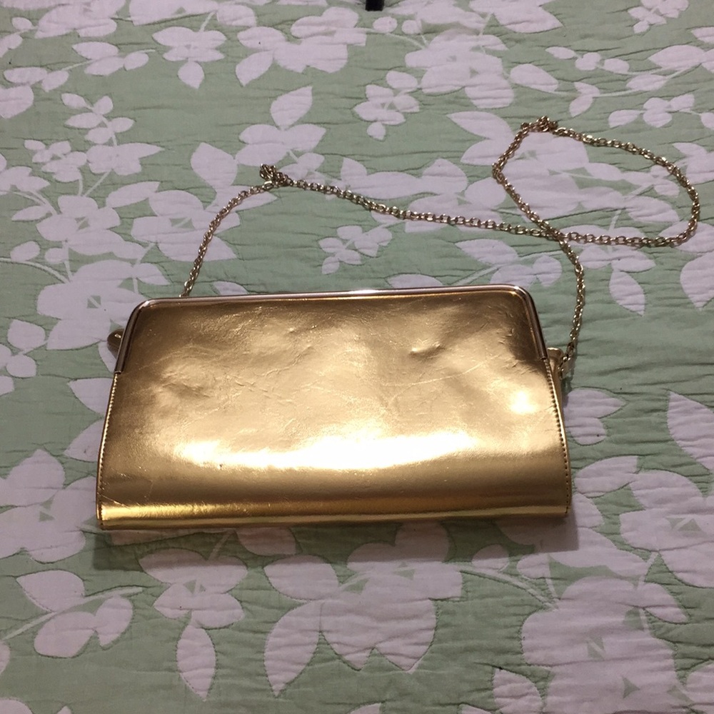 Melie Bianco Gold Purse